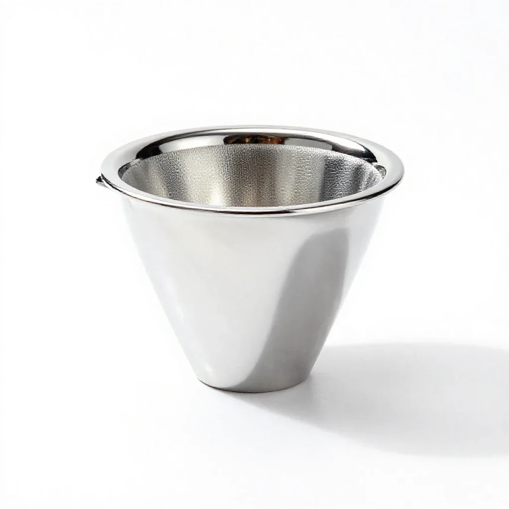 Coffee filter isolated on a white background