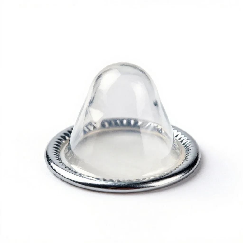 Condom isolated on a white background