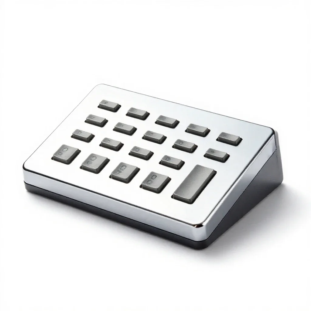Control panel isolated on a white background