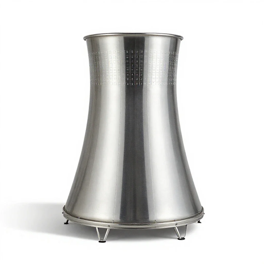 Cooling tower isolated on a white background