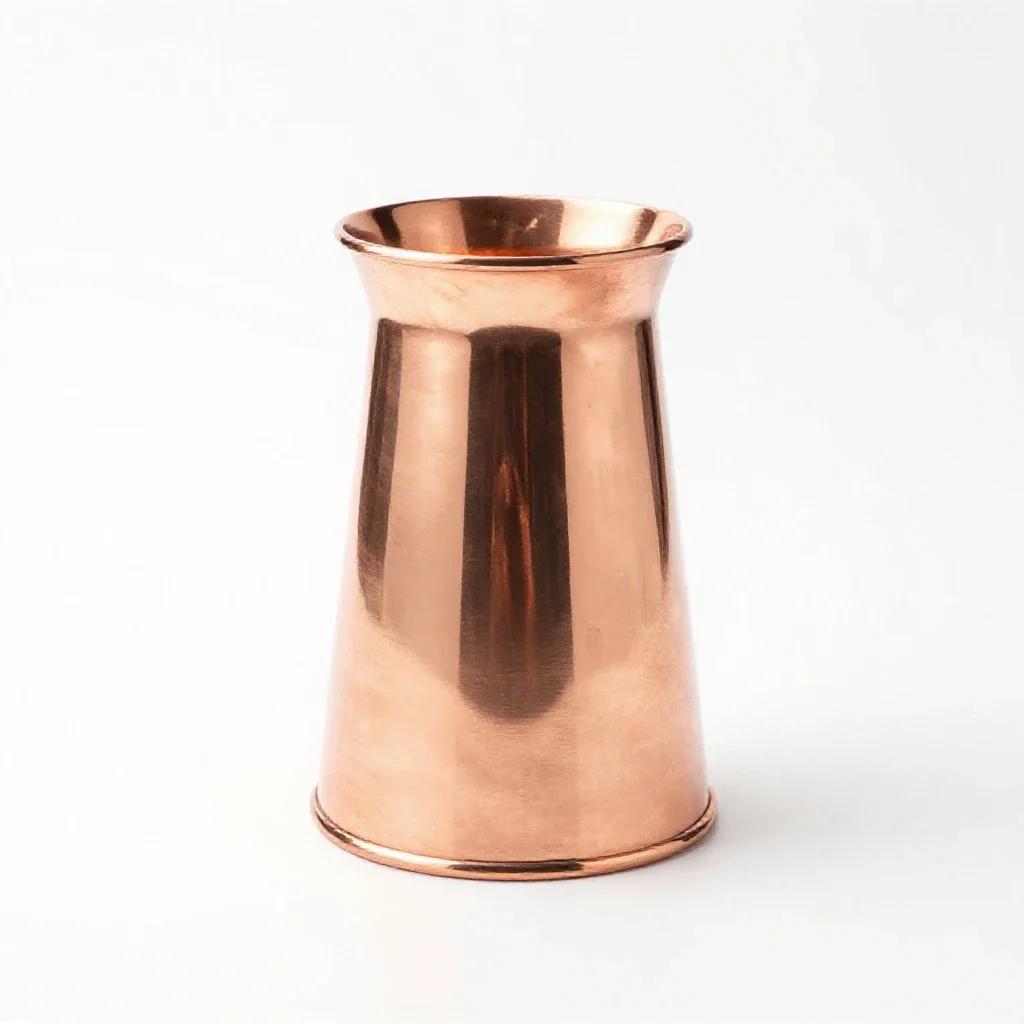 Copperware isolated on a white background