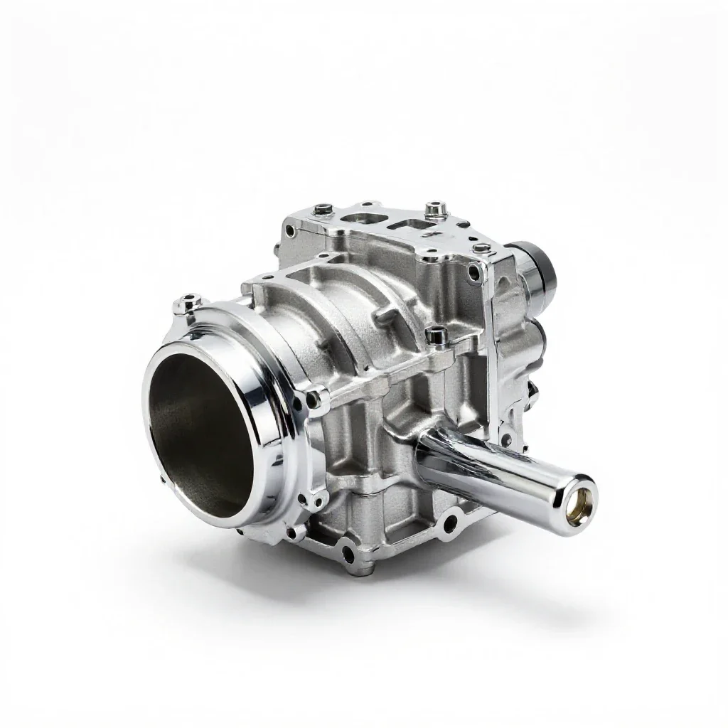 Crankcase isolated on a white background