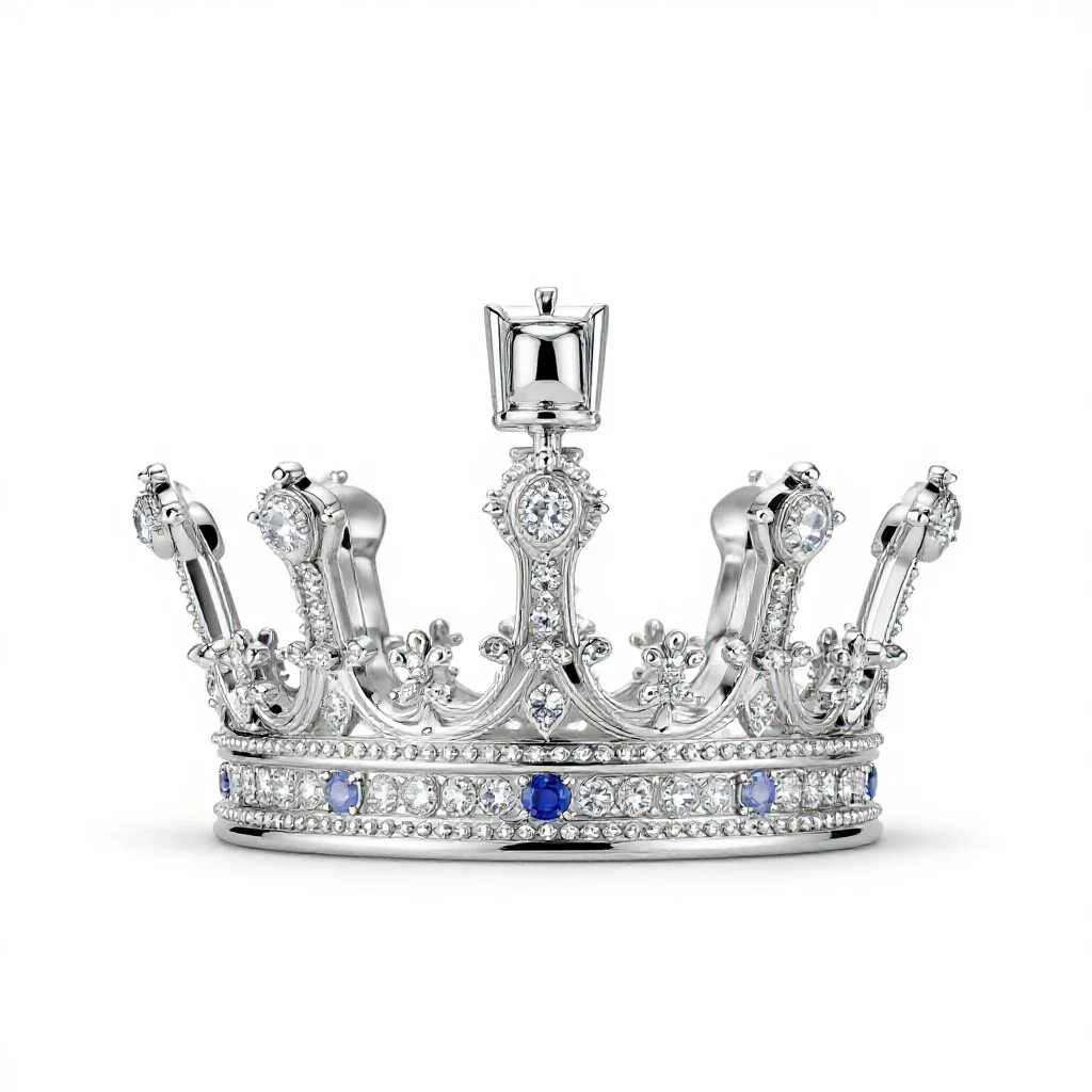 Crown jewels isolated on a white background