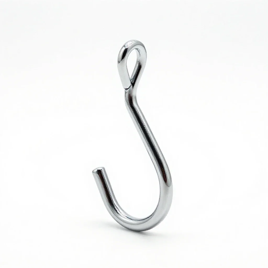 Cup hook isolated on a white background