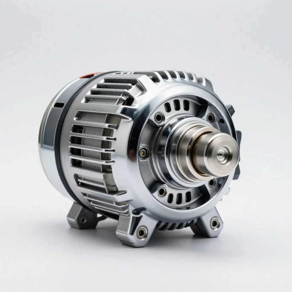 Alternator isolated on a white background
