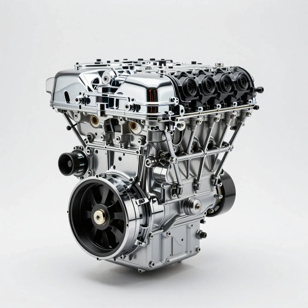 Auxiliary engine isolated on a white background