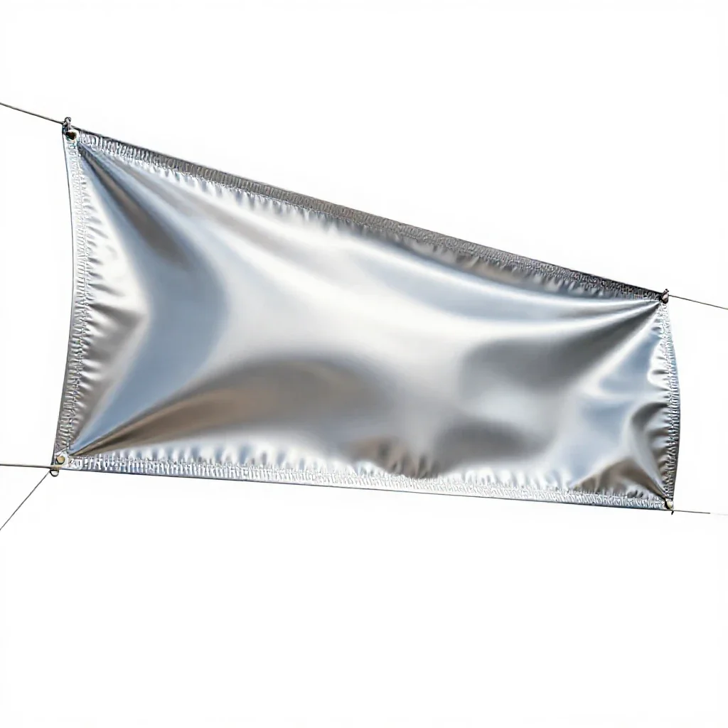 Banner isolated on a white background