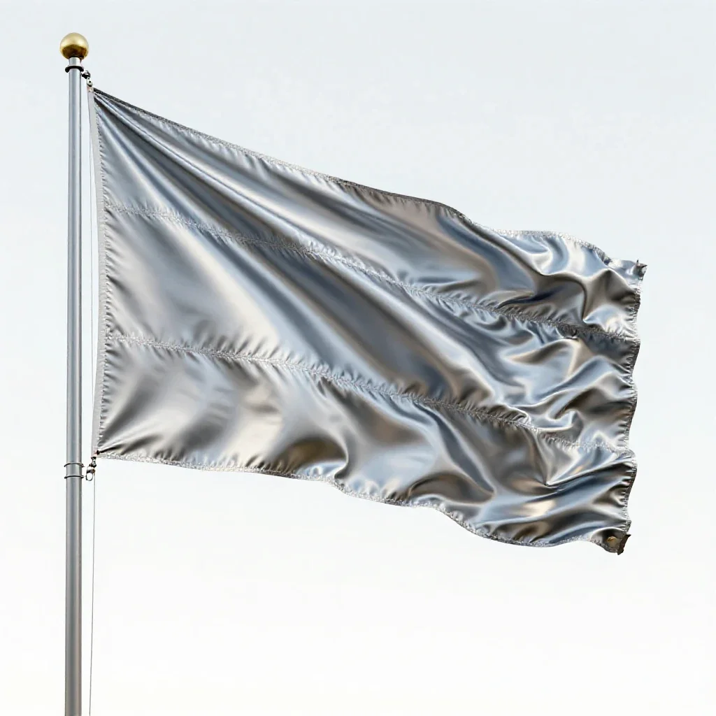 Battle flag isolated on a white background
