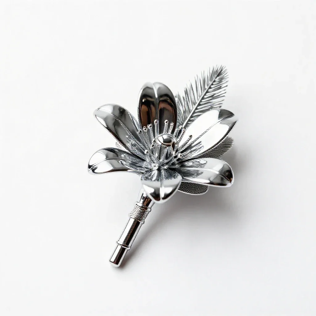 Boutonniere isolated on a white background
