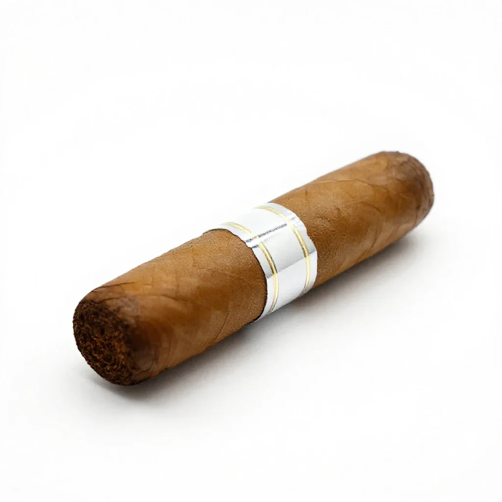Cigar band isolated on a white background