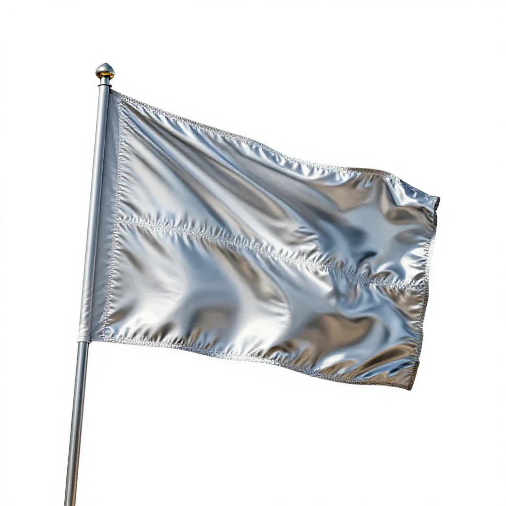 Fanion isolated on a white background