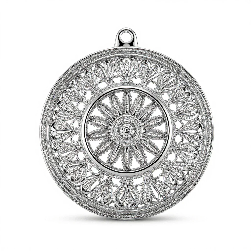 Filigree isolated on a white background