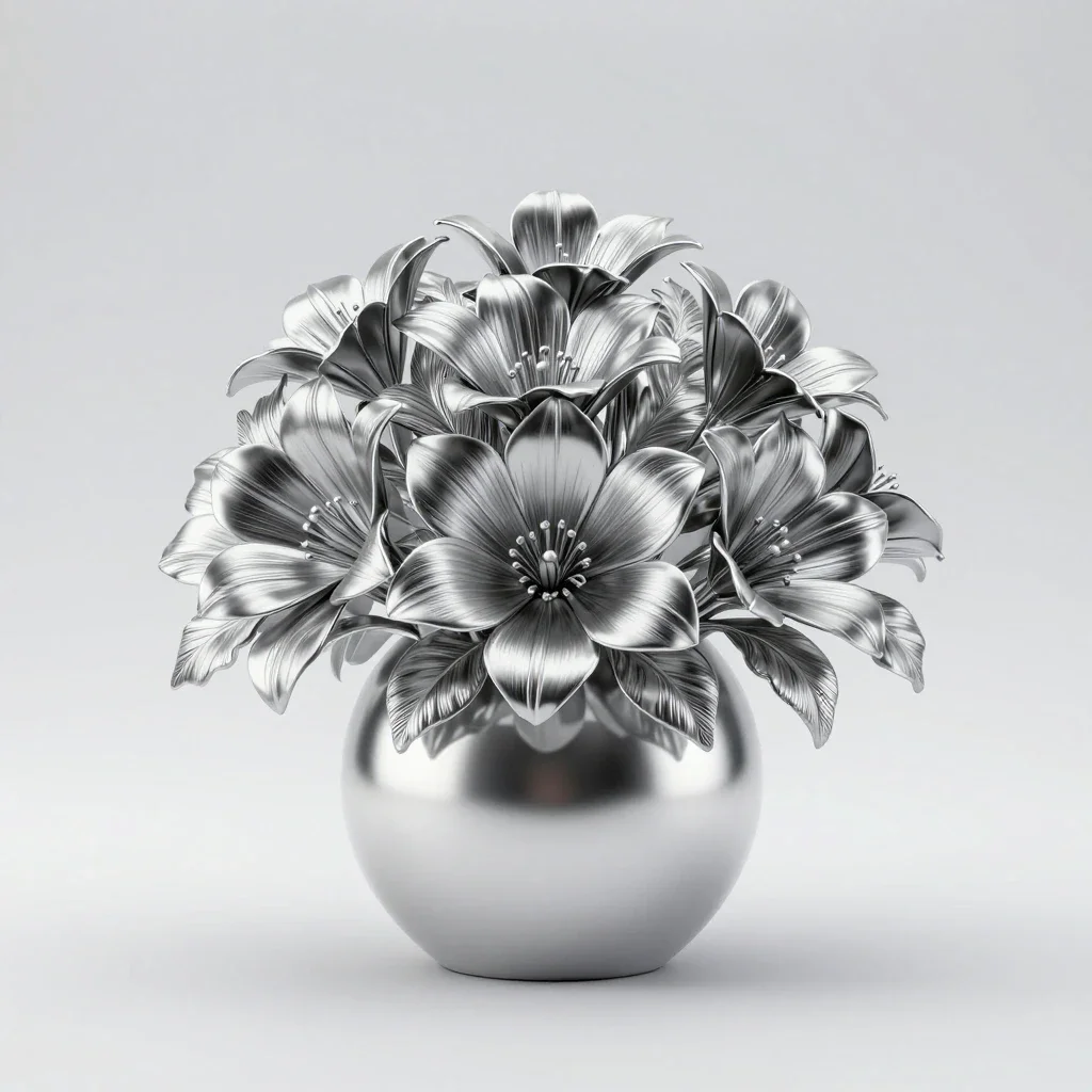 Flower arrangement isolated on a white background