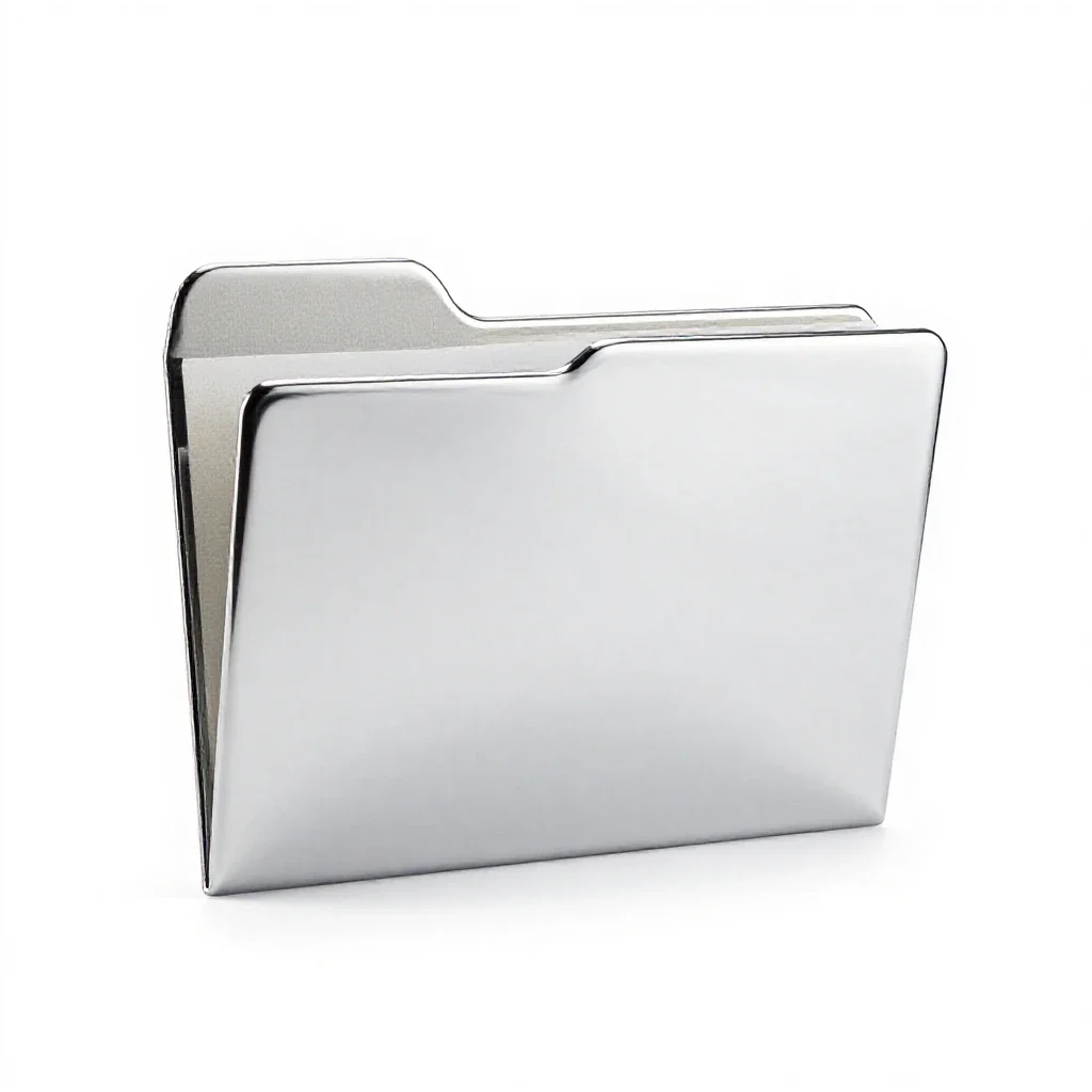 Folderal isolated on a white background