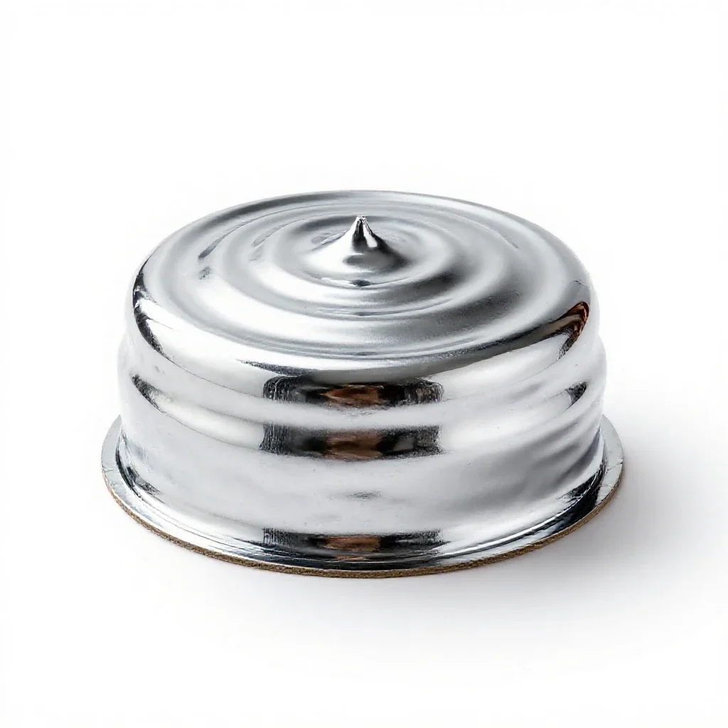 Frosting isolated on a white background