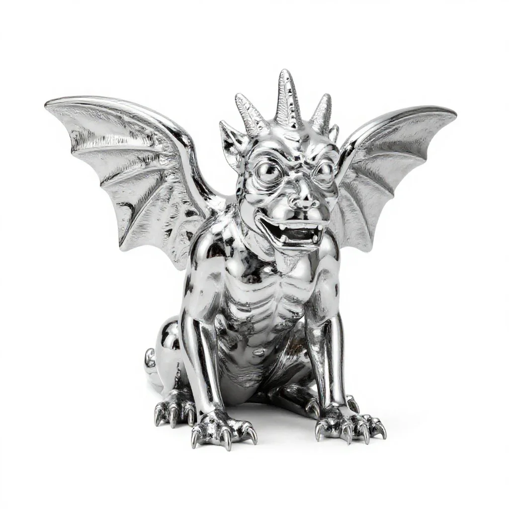 Gargoyle isolated on a white background