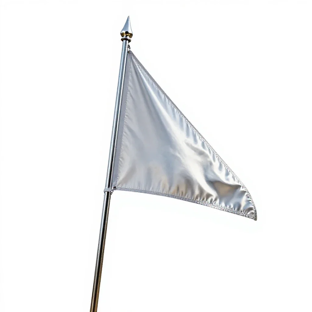 Pennoncel isolated on a white background