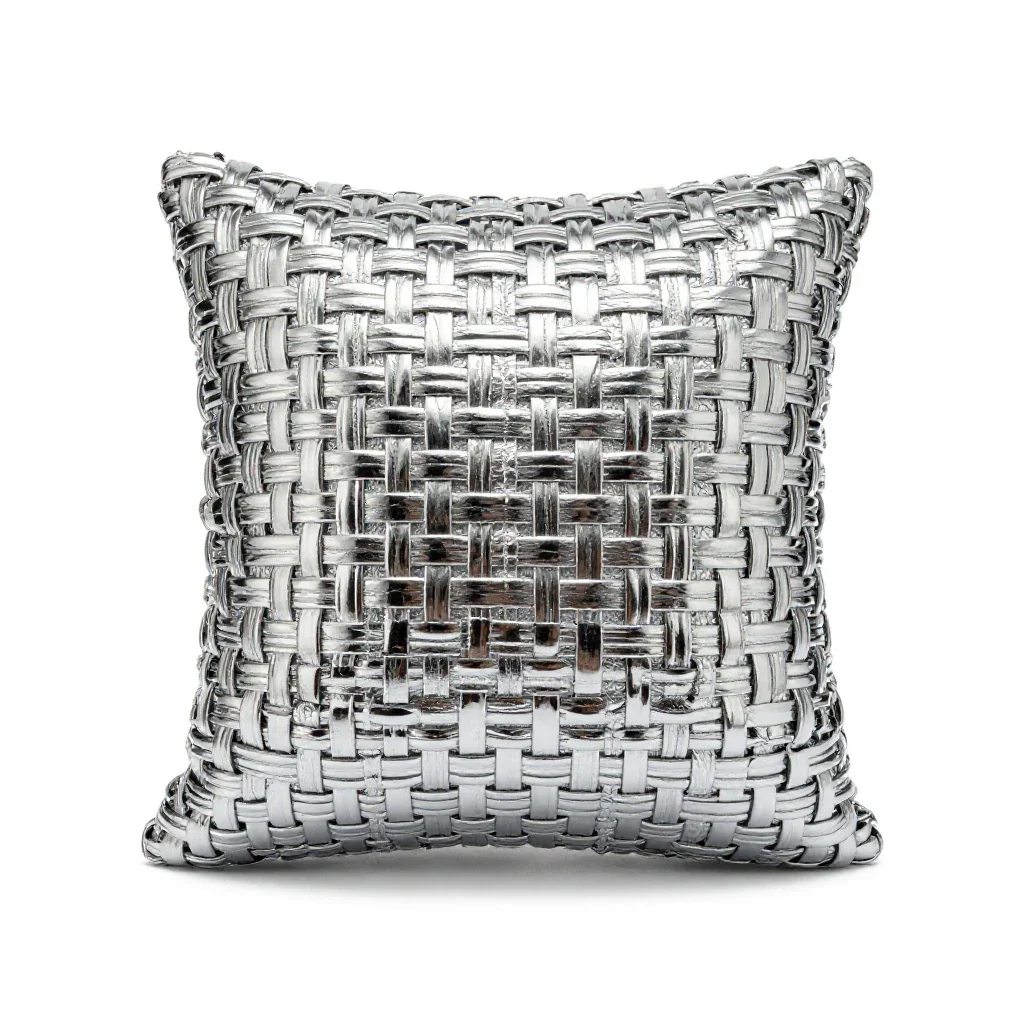 Plain weave isolated on a white background