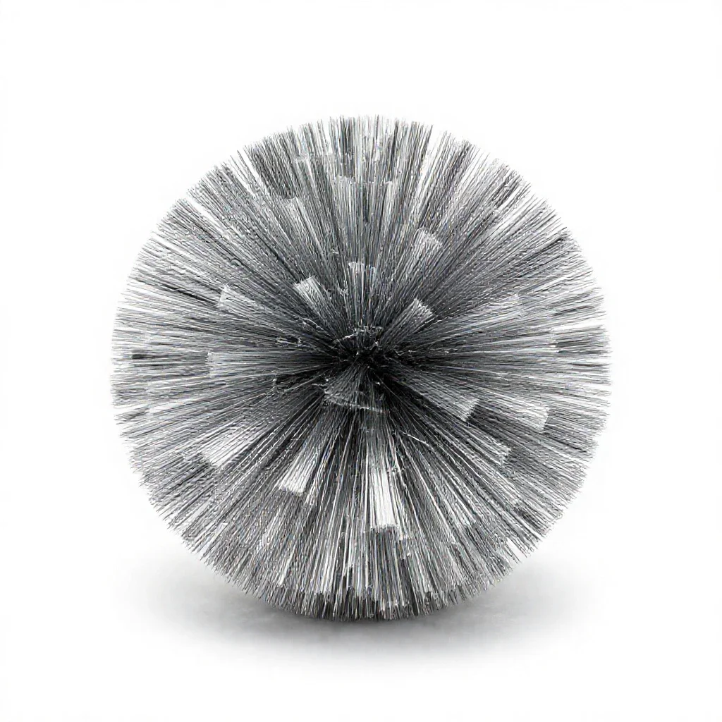 Pompon isolated on a white background