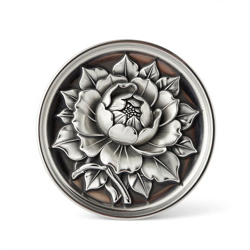 Rosemaling isolated on a white background