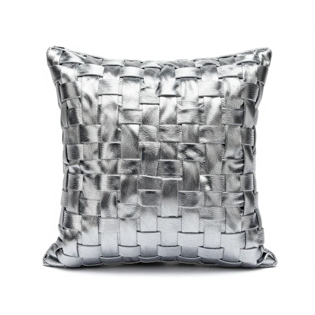 Satin weave isolated on a white background