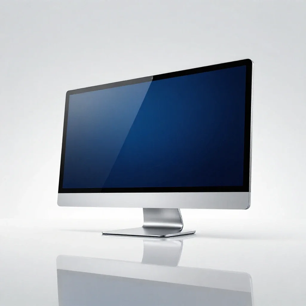 Screen saver isolated on a white background