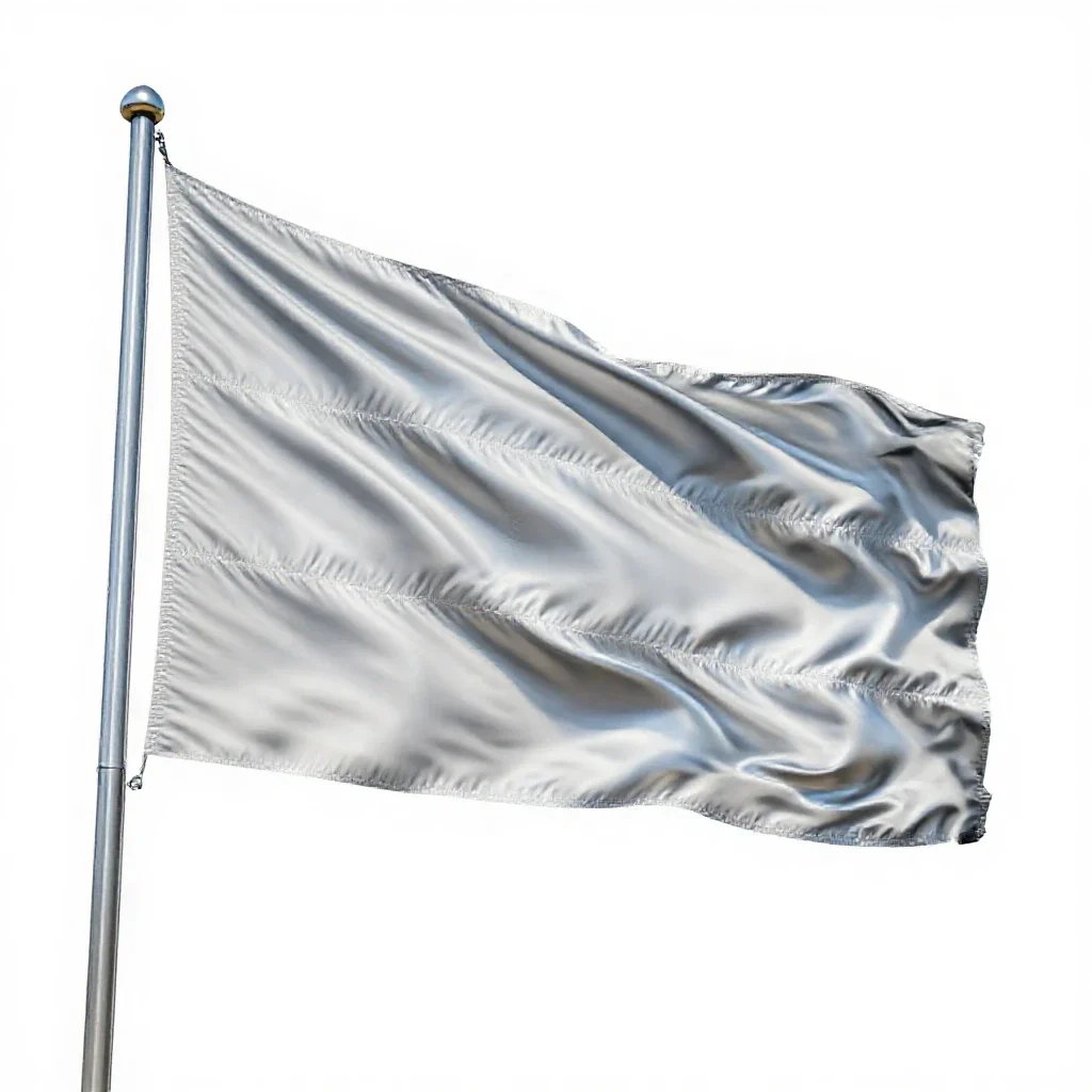 Standard isolated on a white background