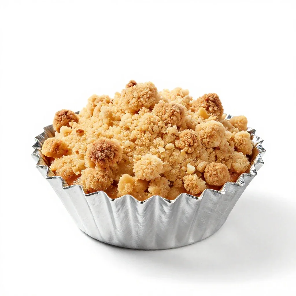 Streusel isolated on a white background