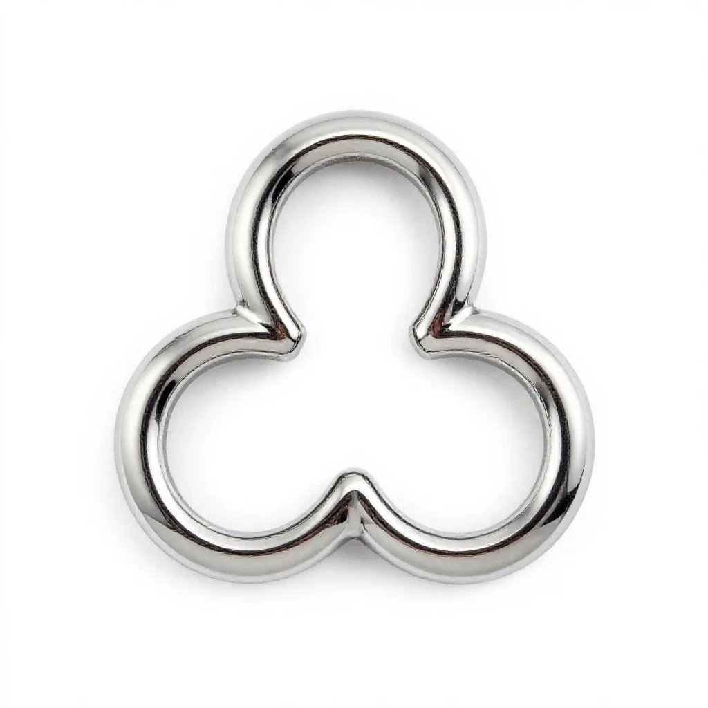 Trefoil isolated on a white background