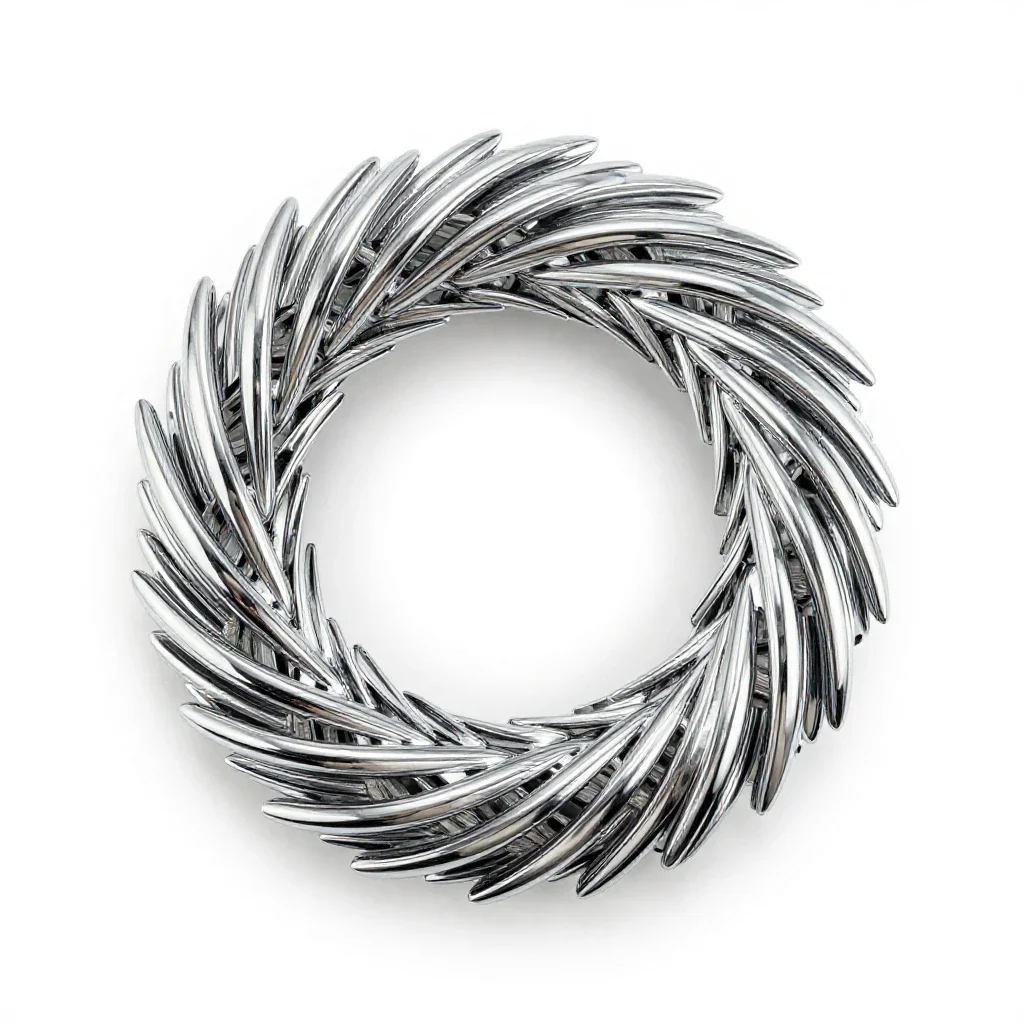 Wreath isolated on a white background