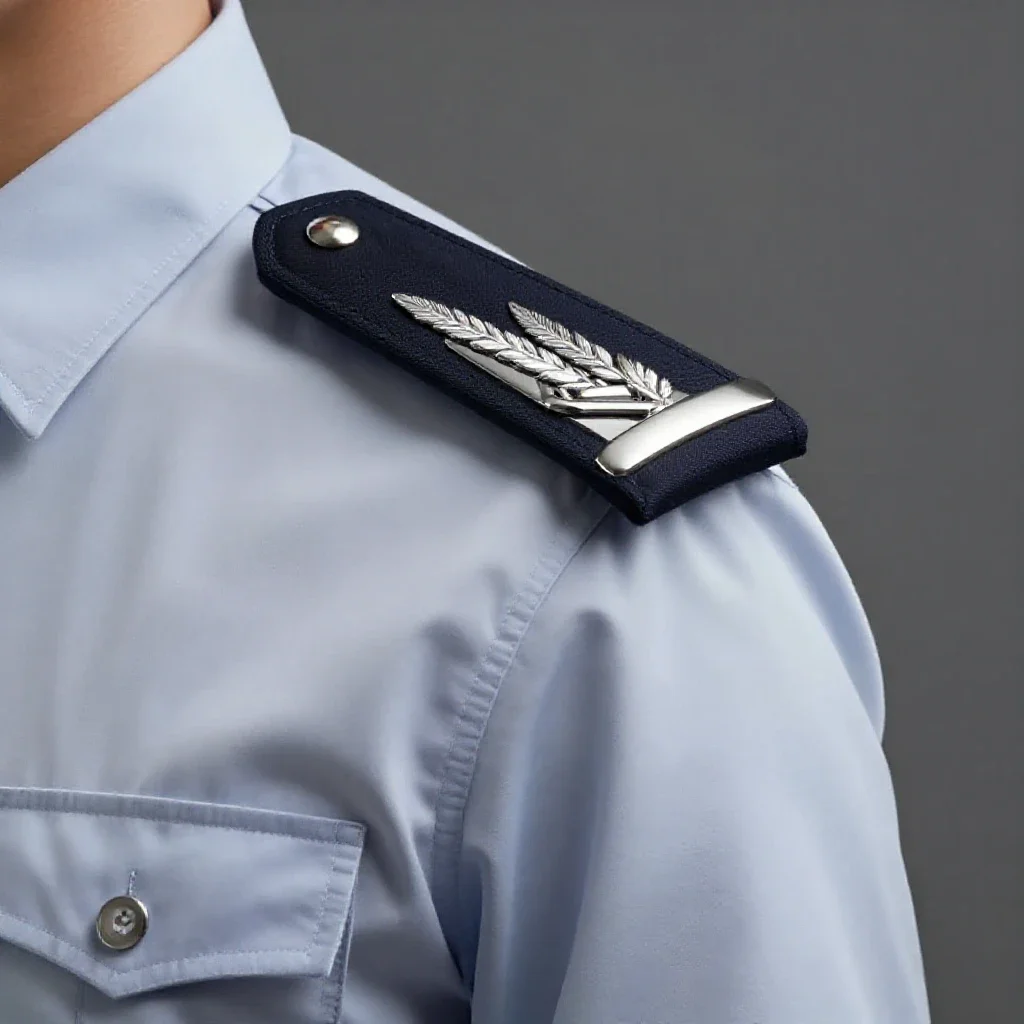 Epaulet isolated on a white background