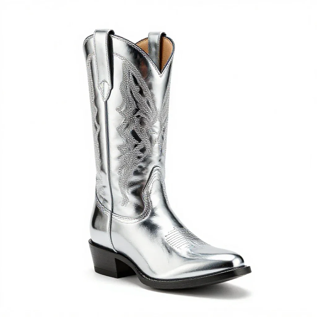 Cowboy boot isolated on a white background