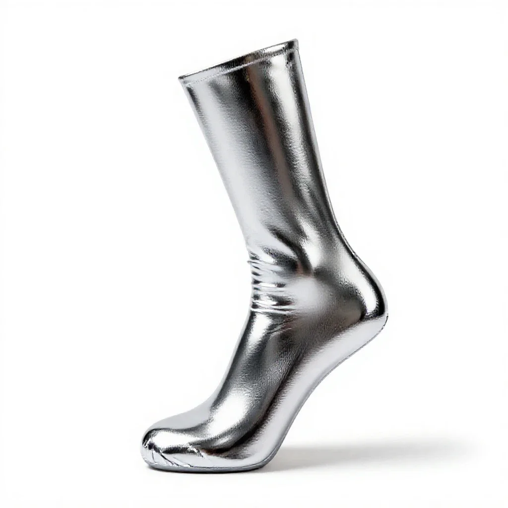 Stocking isolated on a white background