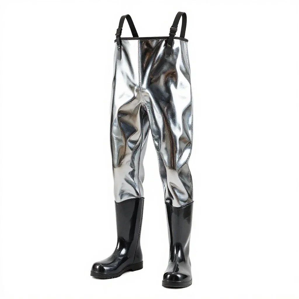 Waders isolated on a white background
