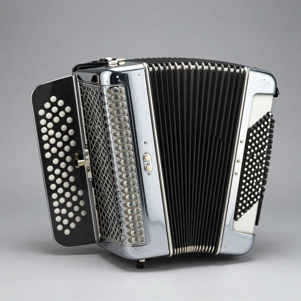Bandoneon isolated on a white background