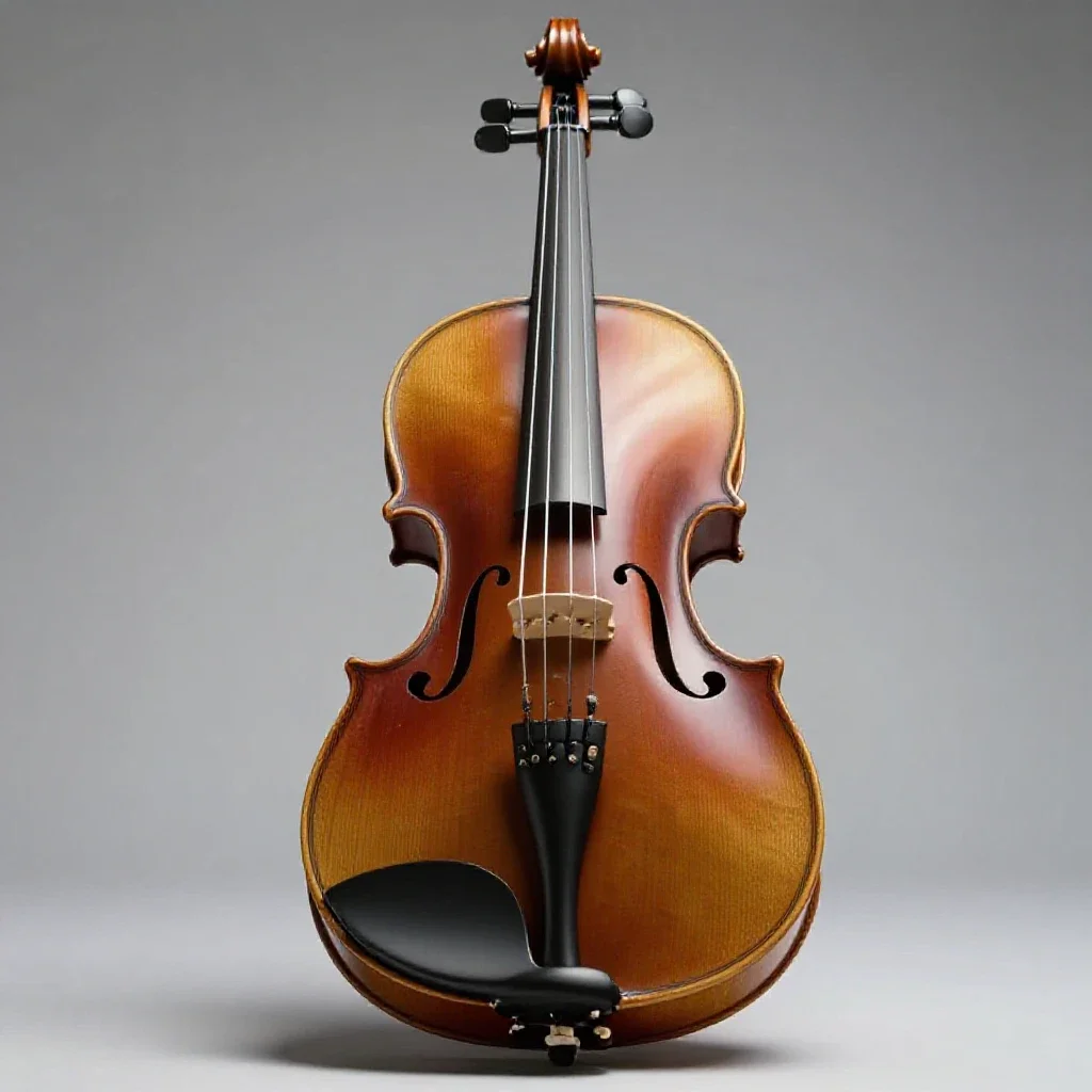 Bass fiddle isolated on a white background