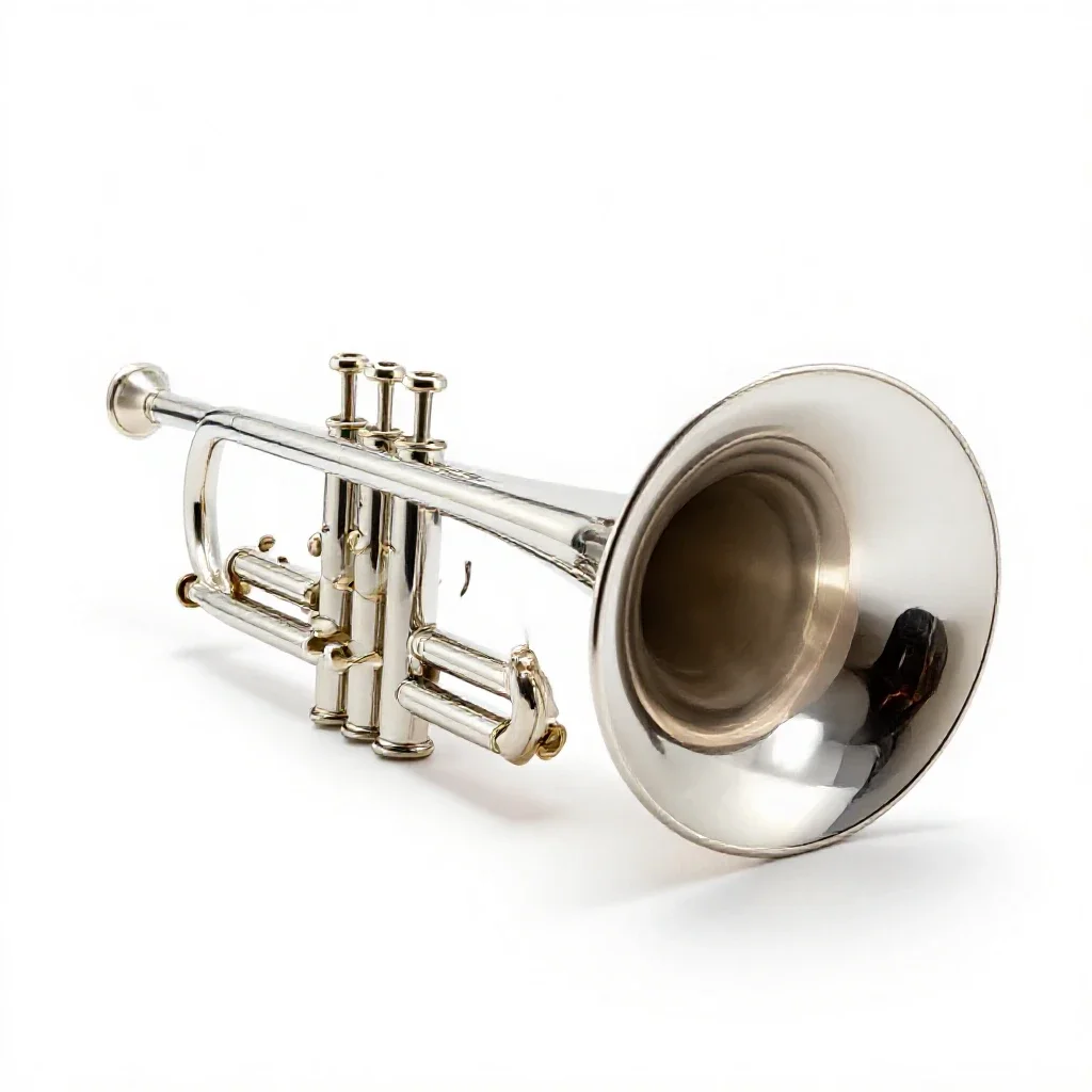Bugle isolated on a white background