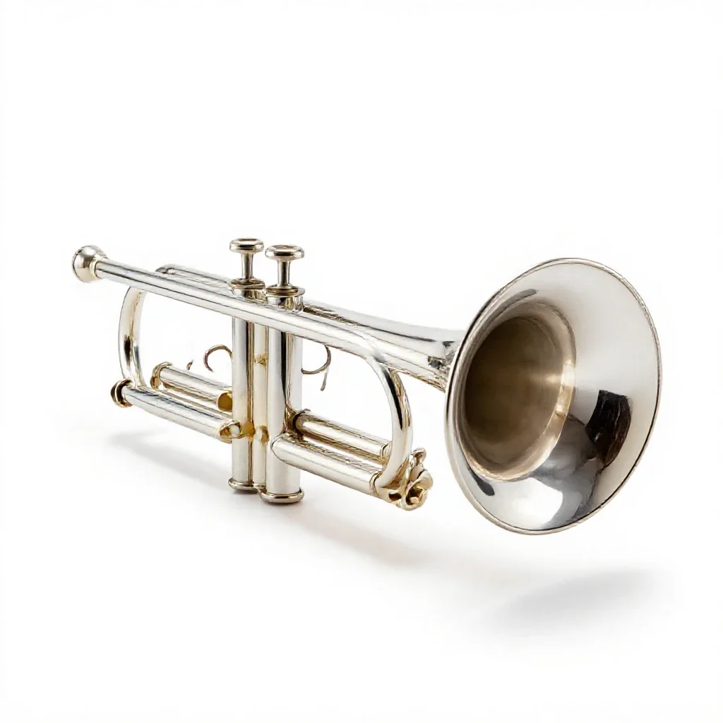Cornet isolated on a white background