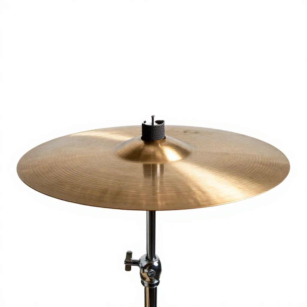 Cymbal isolated on a white background