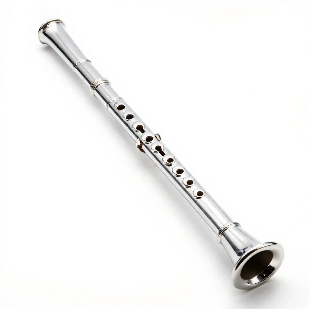 Double-reed instrument isolated on a white background