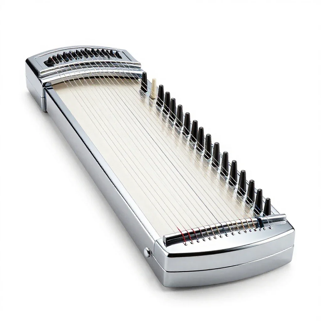 Dulcimer isolated on a white background