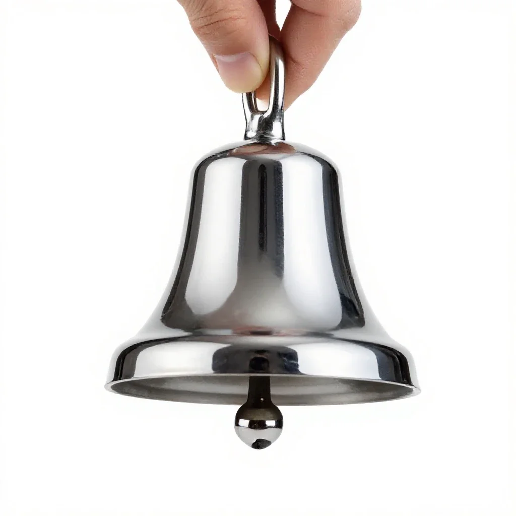 Handbell isolated on a white background