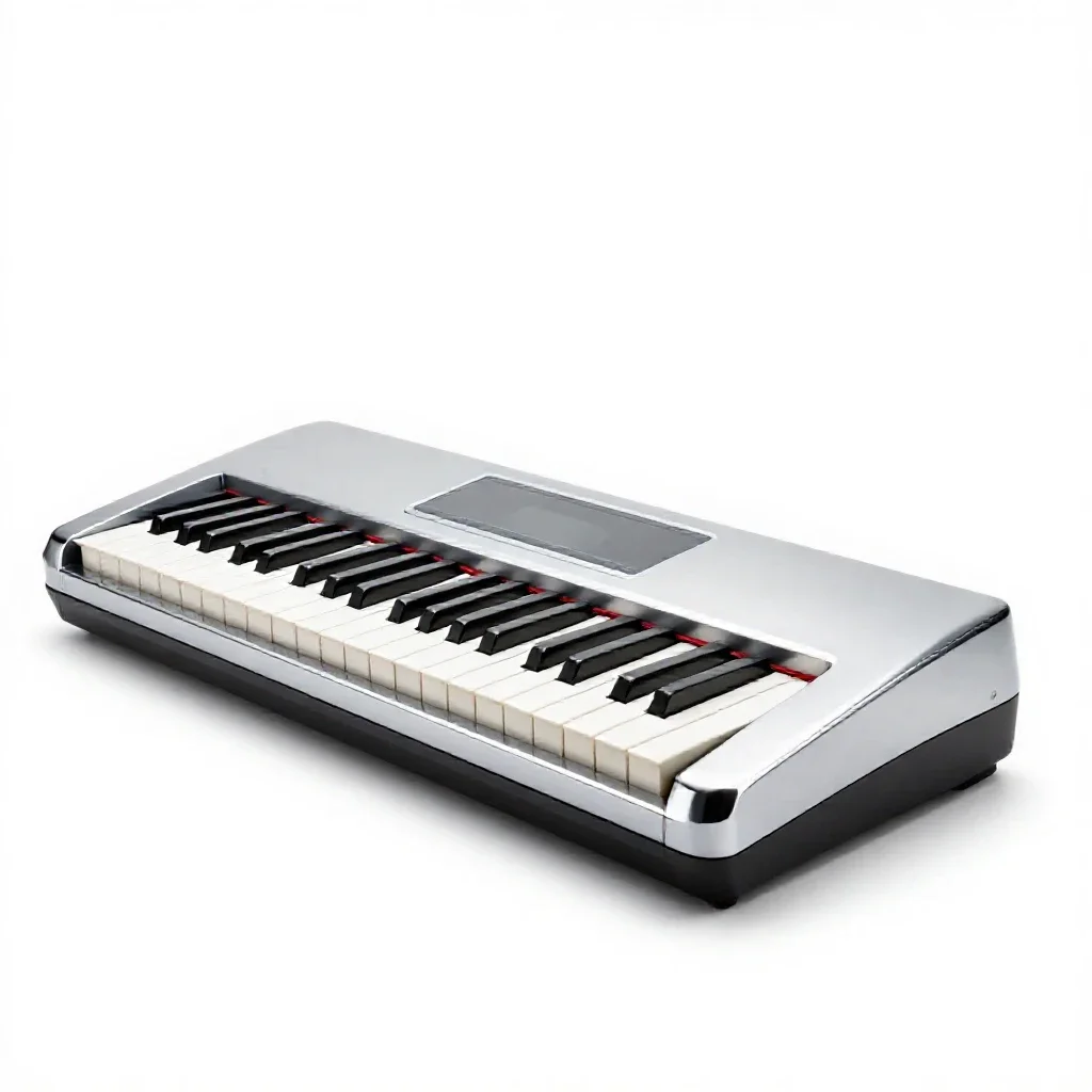 Keyboard instrument isolated on a white background