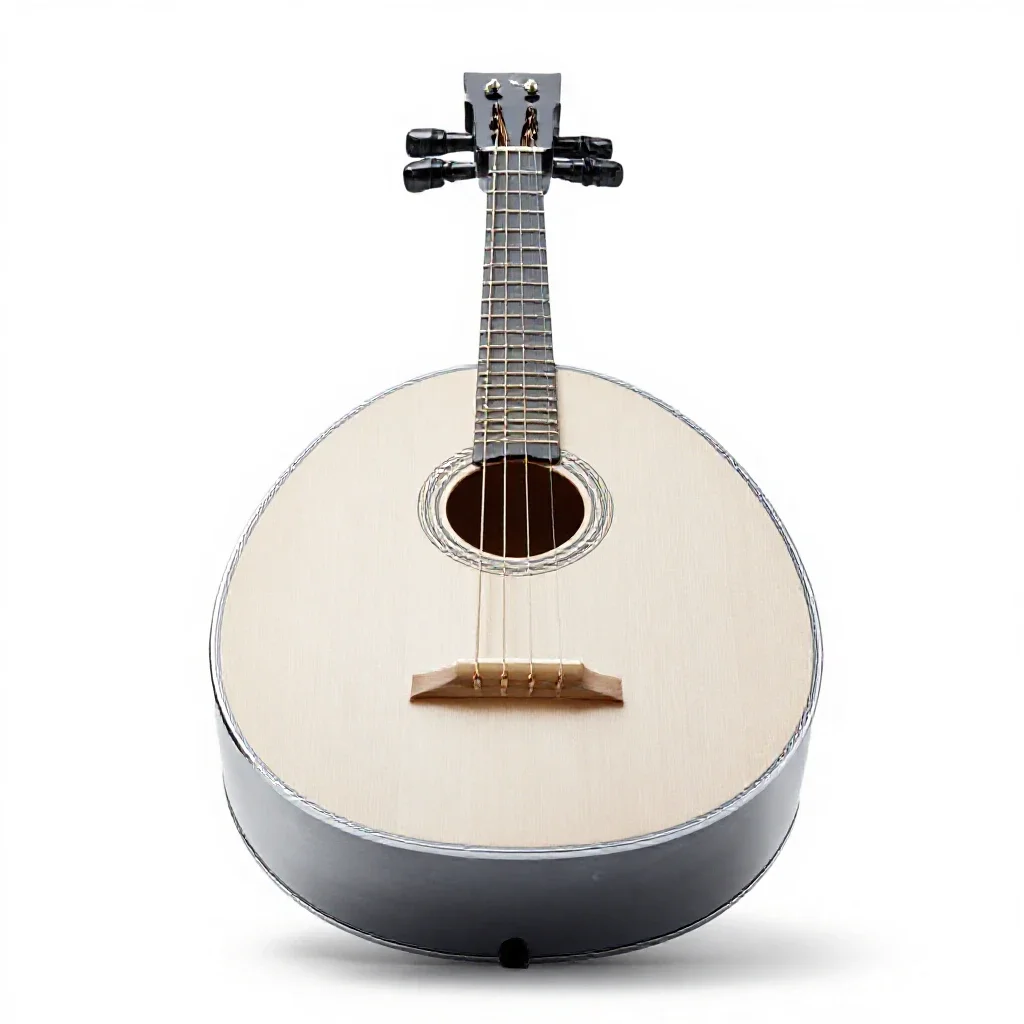 Lute isolated on a white background