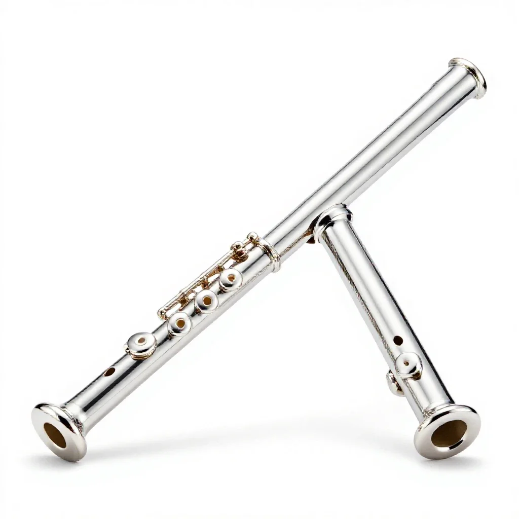 Nose flute isolated on a white background