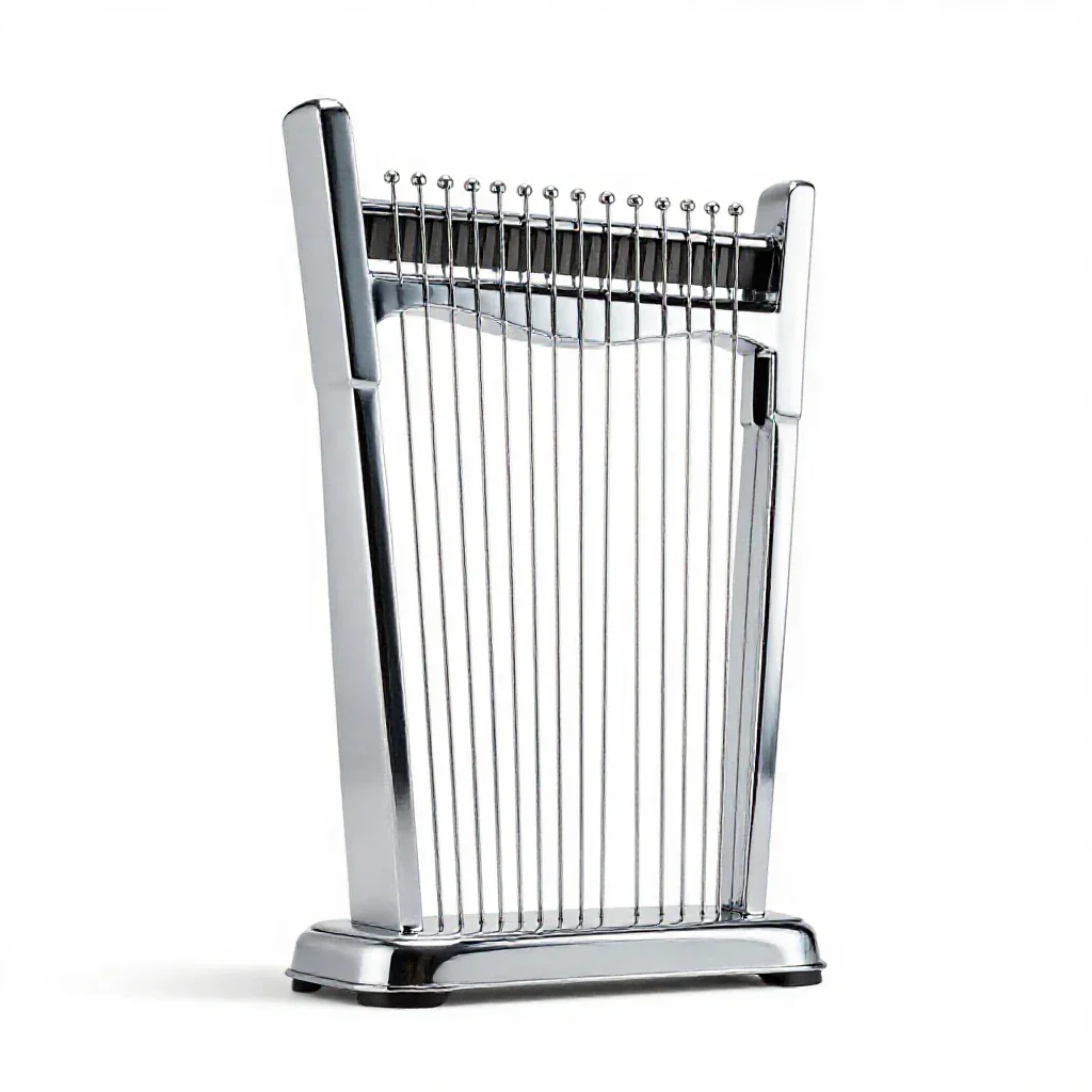 Psaltery isolated on a white background