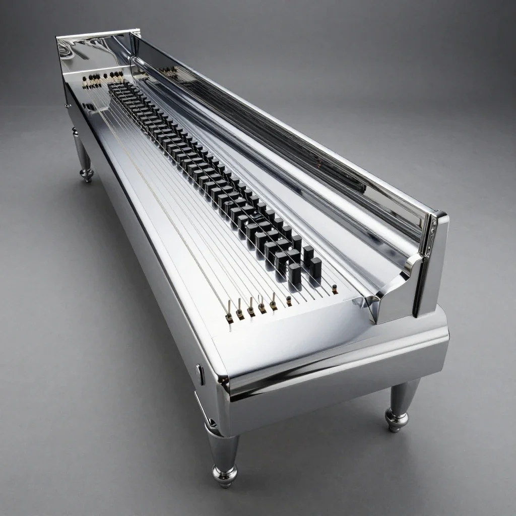 Spinet isolated on a white background