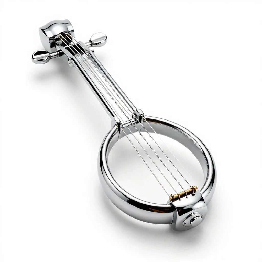 Stringed instrument isolated on a white background