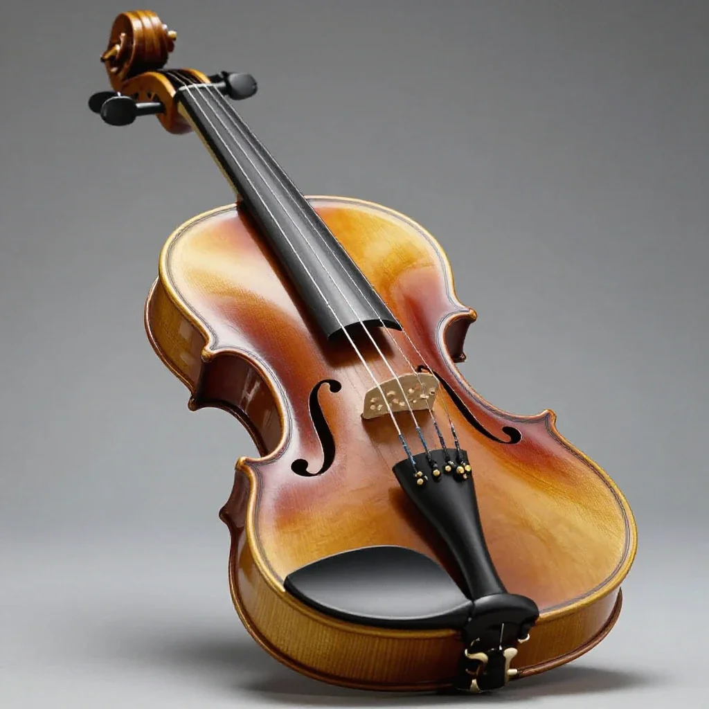 Violin isolated on a white background