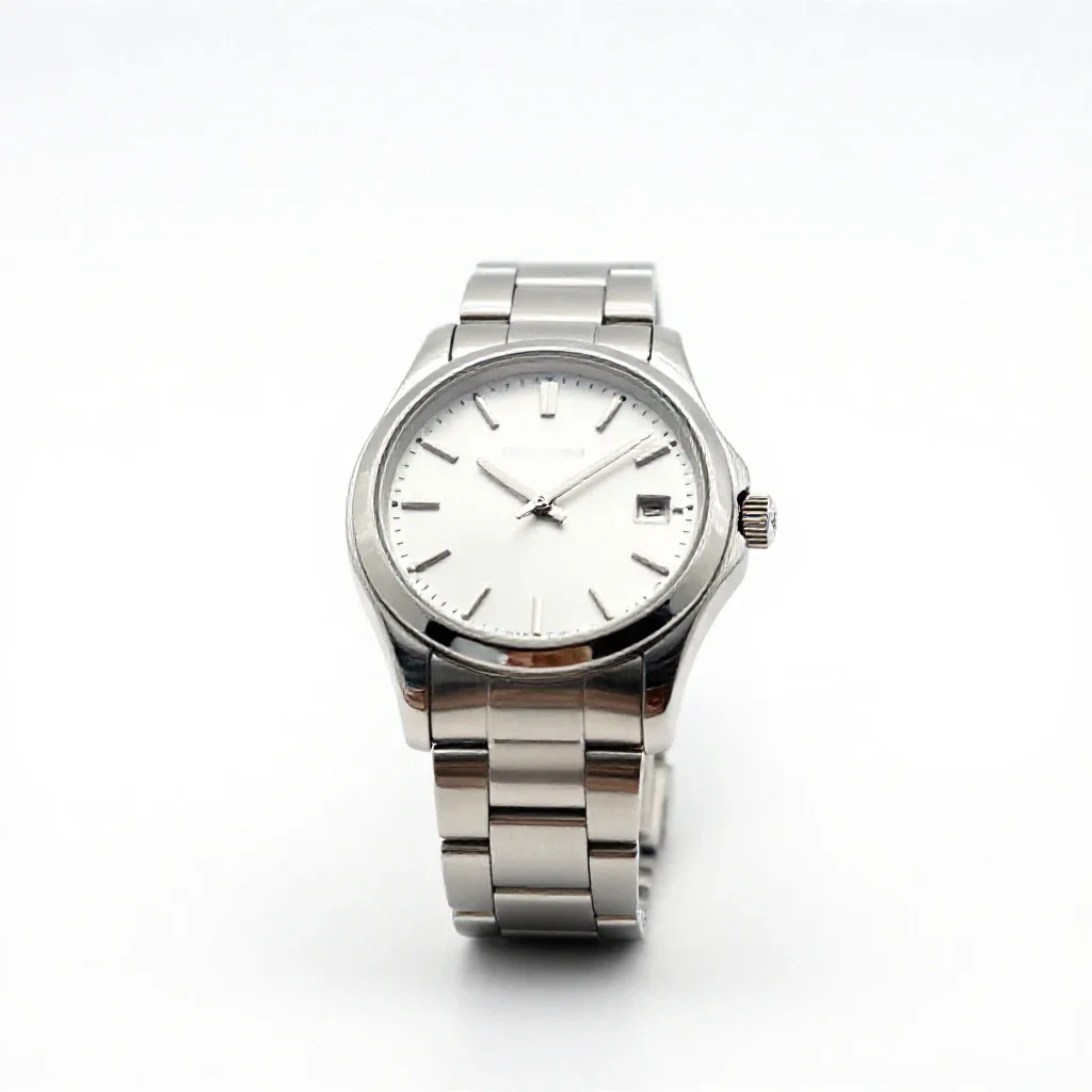Wristwatch isolated on a white background